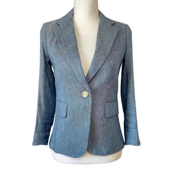 Veronica Beard Blue Blazer - Picture 1 of 9